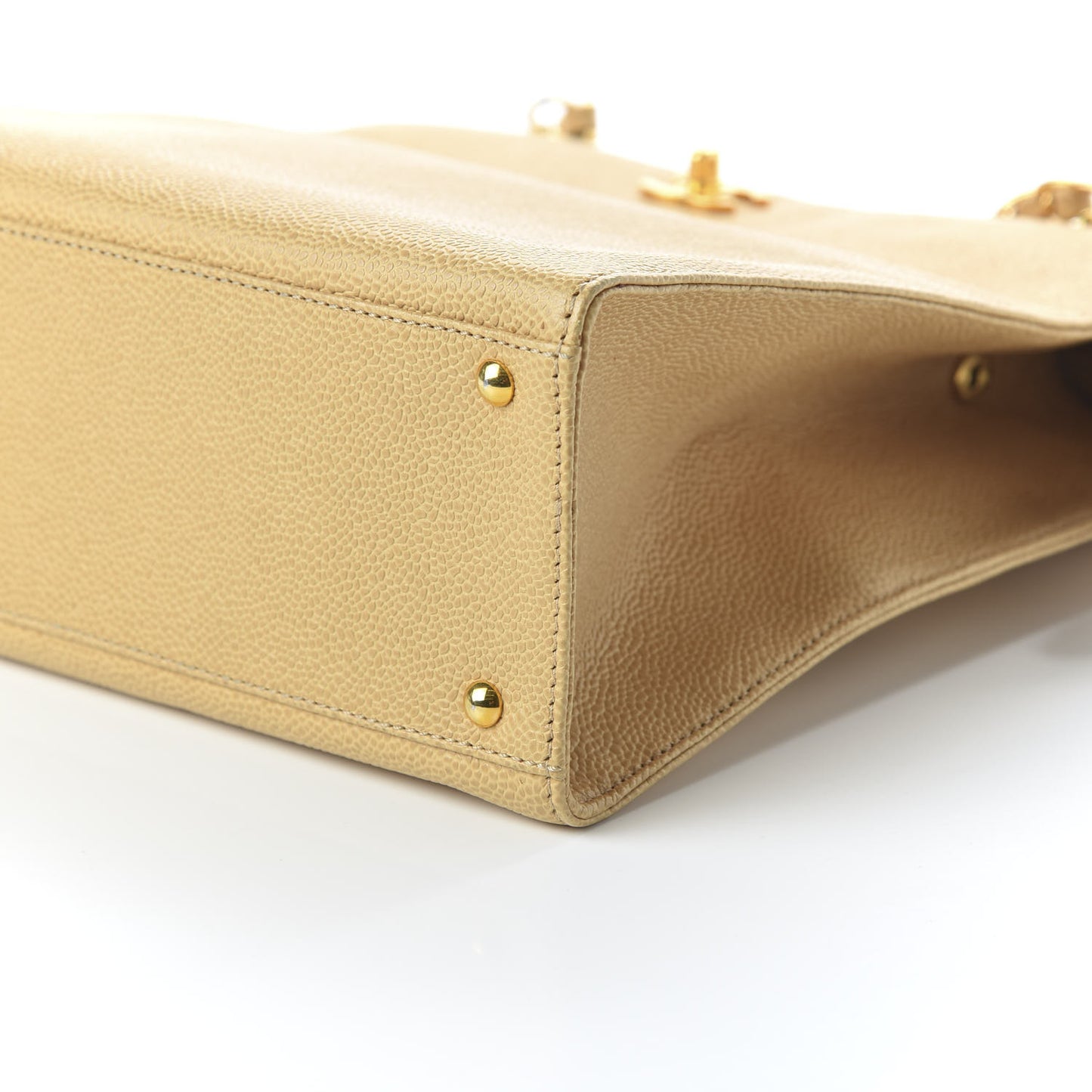 Caviar Shoulder Bag Beige