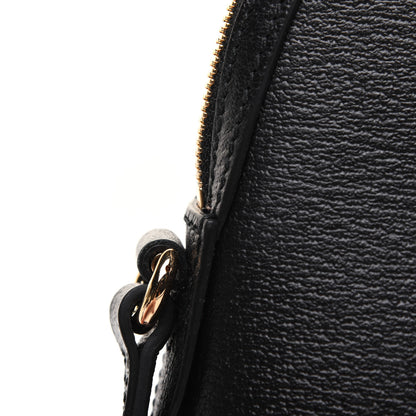 Gucci Calfskin GG Web Small Ophidia Dome Shoulder Bag Black 17 of 20