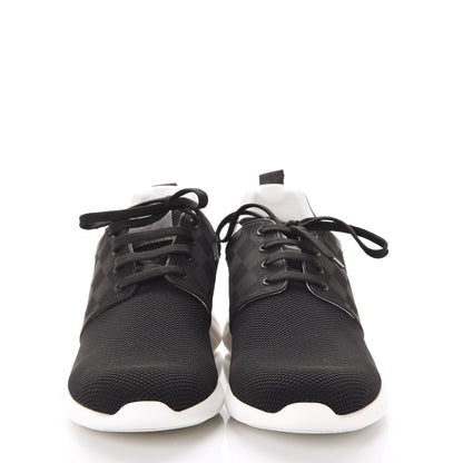 Louis Vuitton Rubber Mesh Suede Damier Fastlane Low Sneakers 10 Black 2 of 10