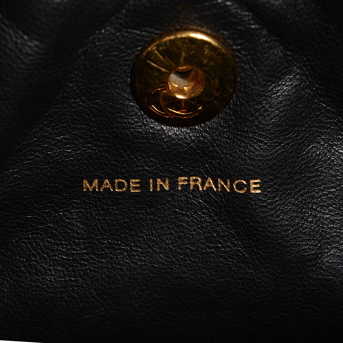 Lambskin Quilted Backpack Black