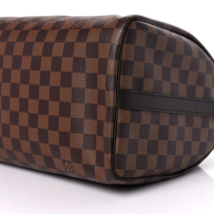 Louis Vuitton Damier Ebene Speedy Bandouliere 30 9 of 11