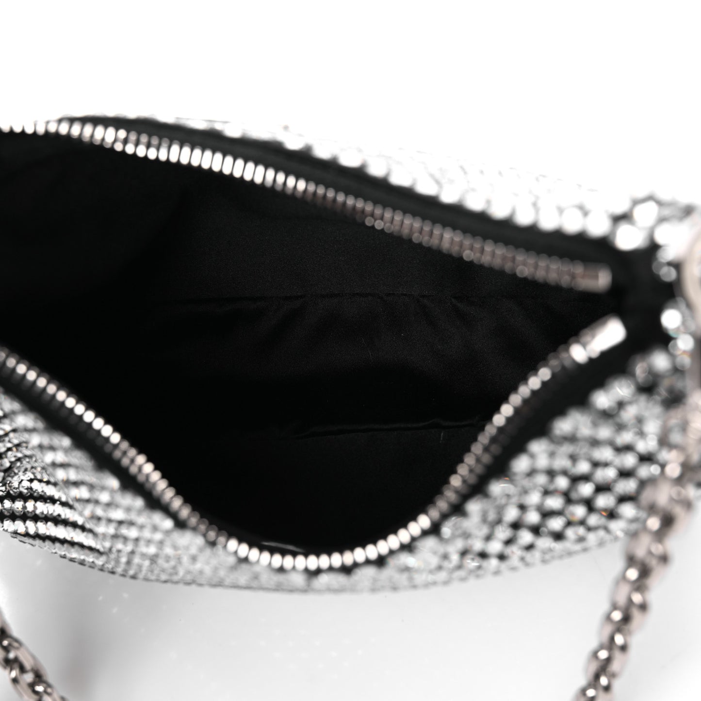 Satin Crystal Re-Edition 2005 Shoulder Bag Cristal