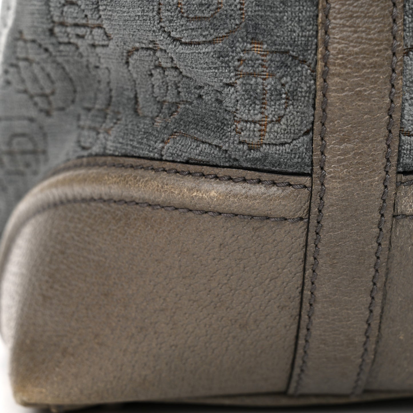Velvet Horsebit Embossed Treasure Boston Multicolor