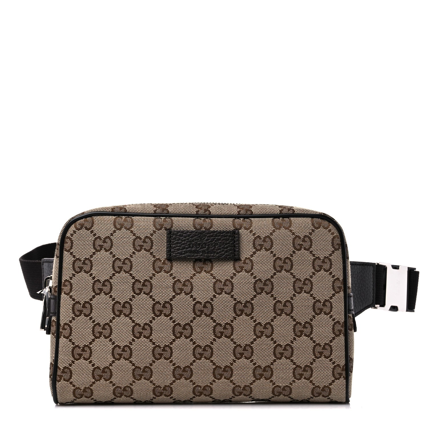 Gucci Monogram Belt Bag Dark Brown 1 of 10