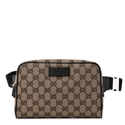 Gucci Monogram Belt Bag Dark Brown 1 of 10