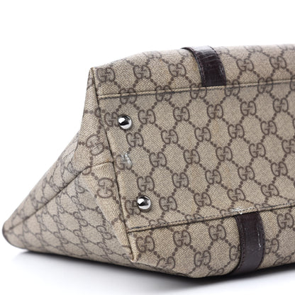 Gucci GG Plus Monogram Medium Joy Tote Dark Brown 6 of 16