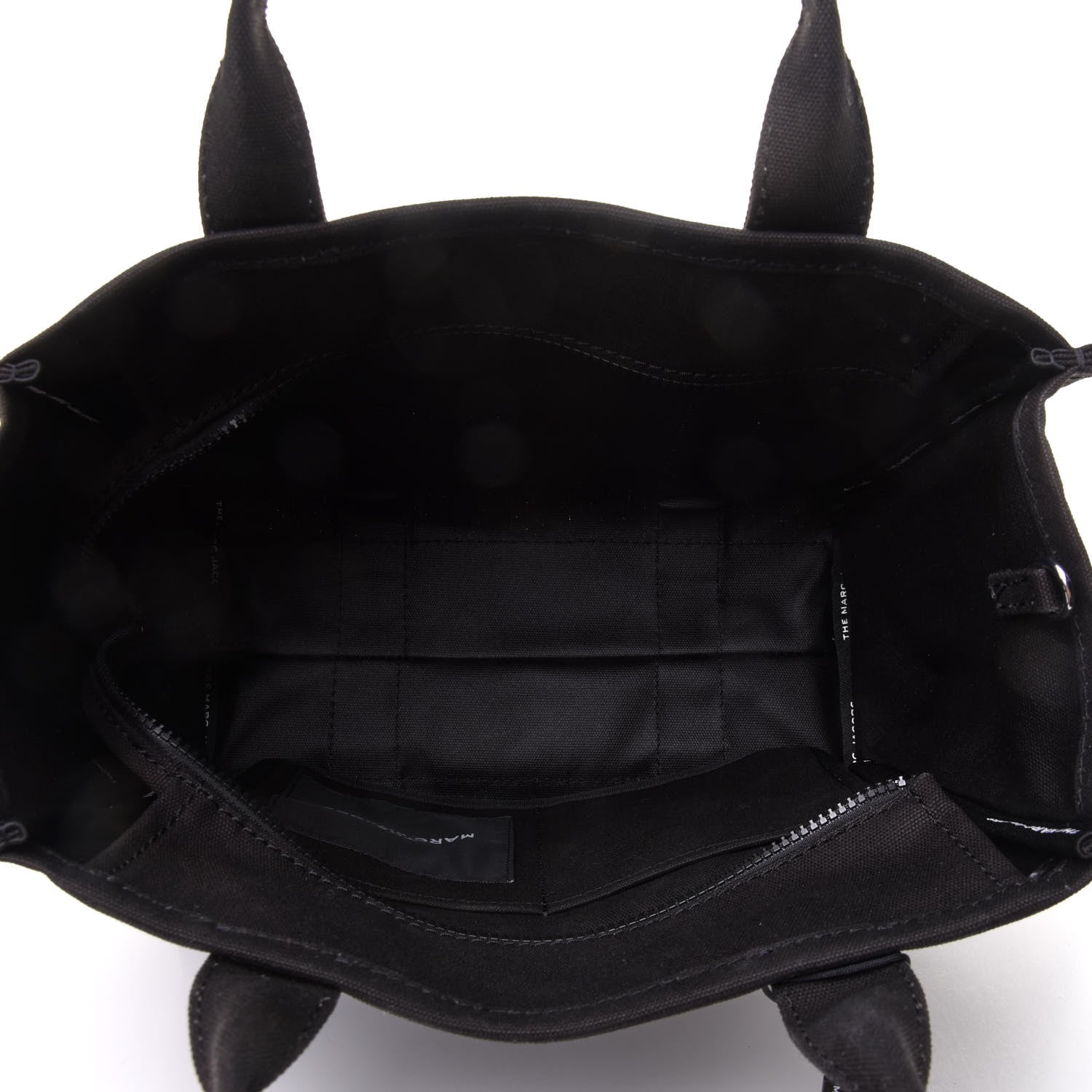 Marc Jacobs Cotton Canvas Small The Traveler Tote Bag Black 6 of 15