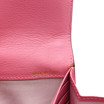 Valentino Garavani Vitello Rockstud Wristlet Travel Wallet Ninphea 10 of 10