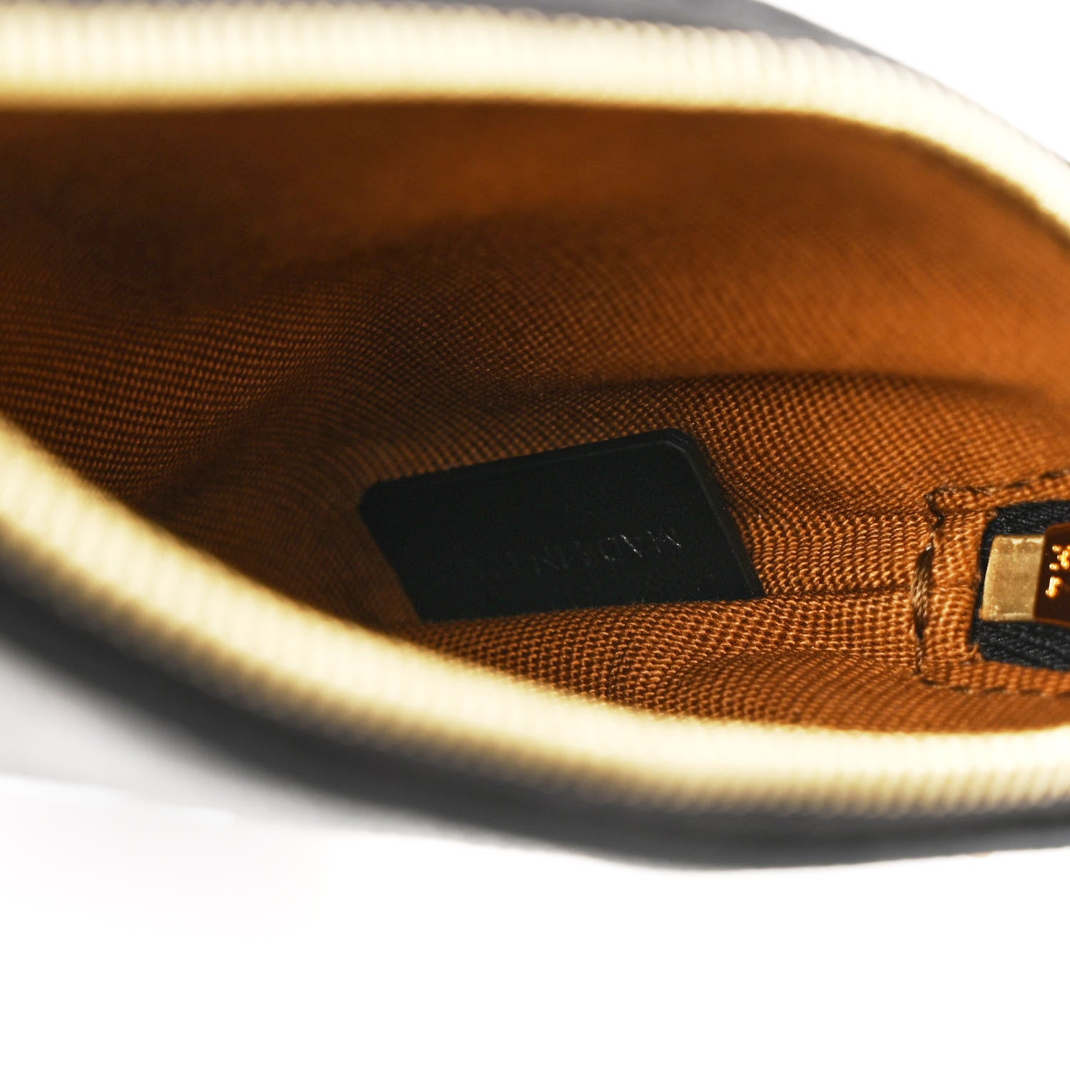 Celine Triomphe Canvas Logo Coin and Card Pouch With Hook Black 6 of 6