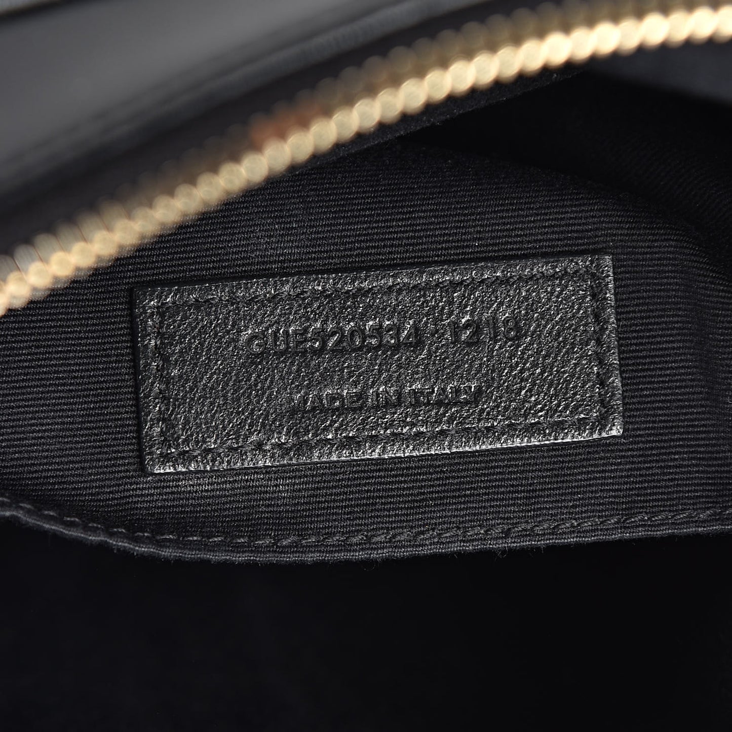 Calfskin Matelasse Monogram Lou Camera Bag Black
