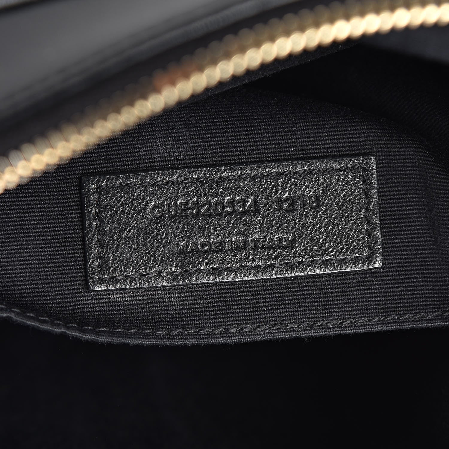 Saint Laurent Calfskin Matelasse Monogram Lou Camera Bag Black 7 of 11