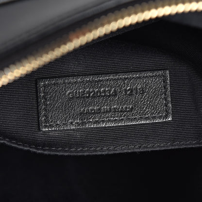Saint Laurent Calfskin Matelasse Monogram Lou Camera Bag Black 7 of 11
