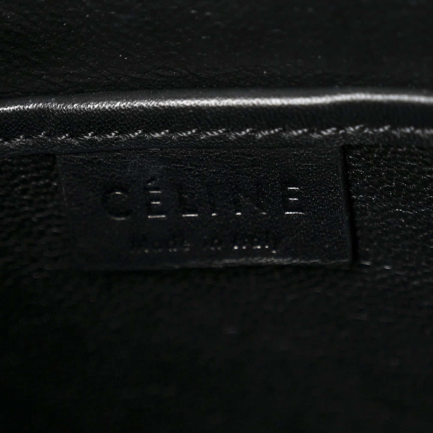 Baby Grained Calfskin Nubuck Tri-color Nano Luggage Anthracite