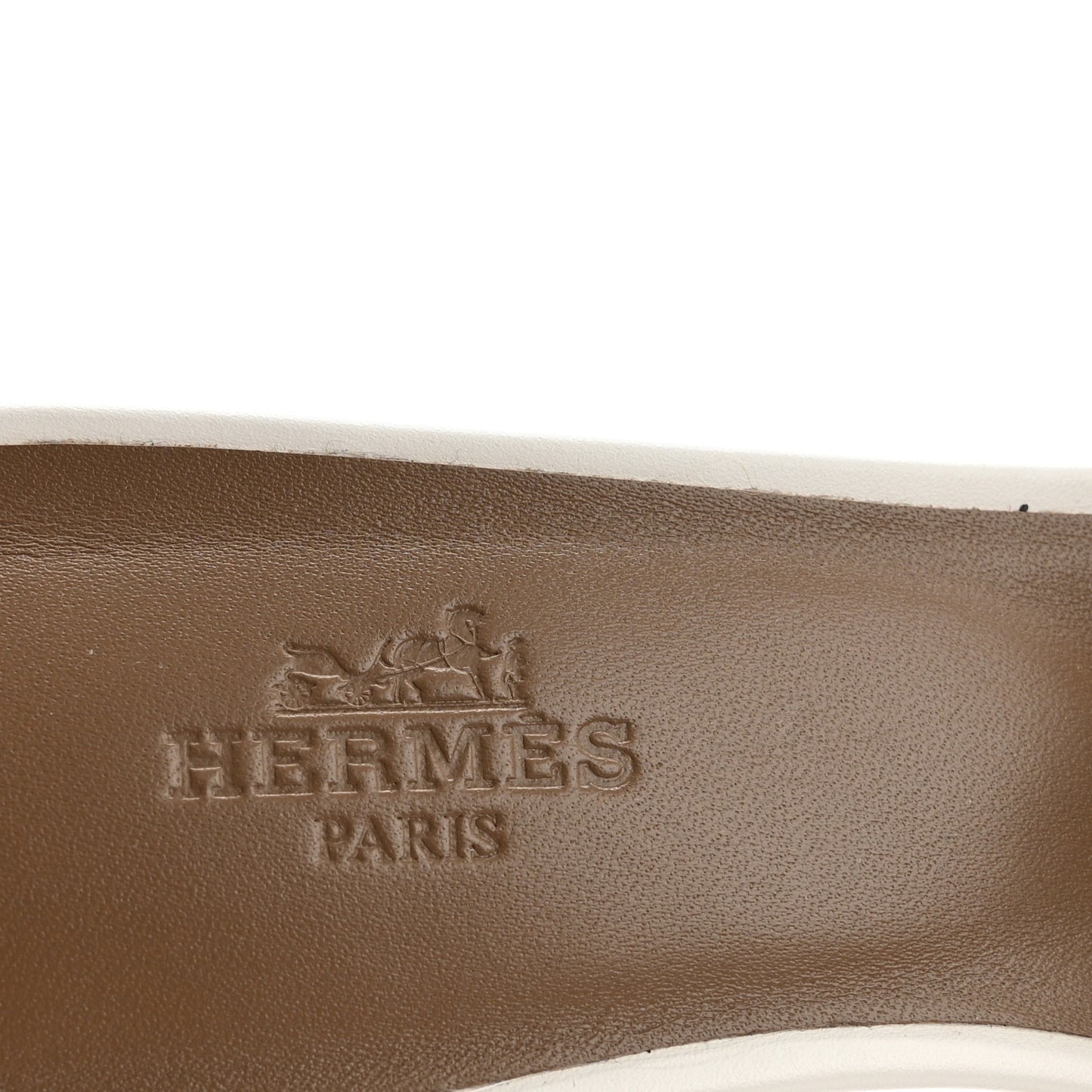 Calfskin Oasis Sandals 38 White