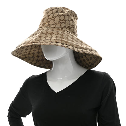 Gucci Monogram Wide Brim Hat S Beige 2 of 6