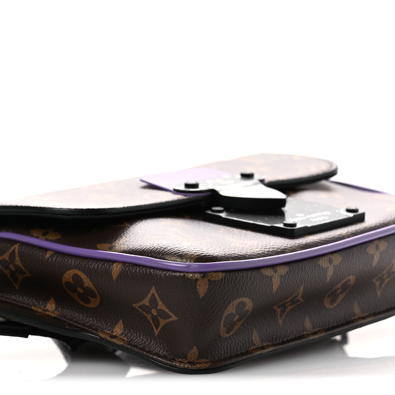 Louis Vuitton Monogram S Lock Sling Bag Purple 8 of 10