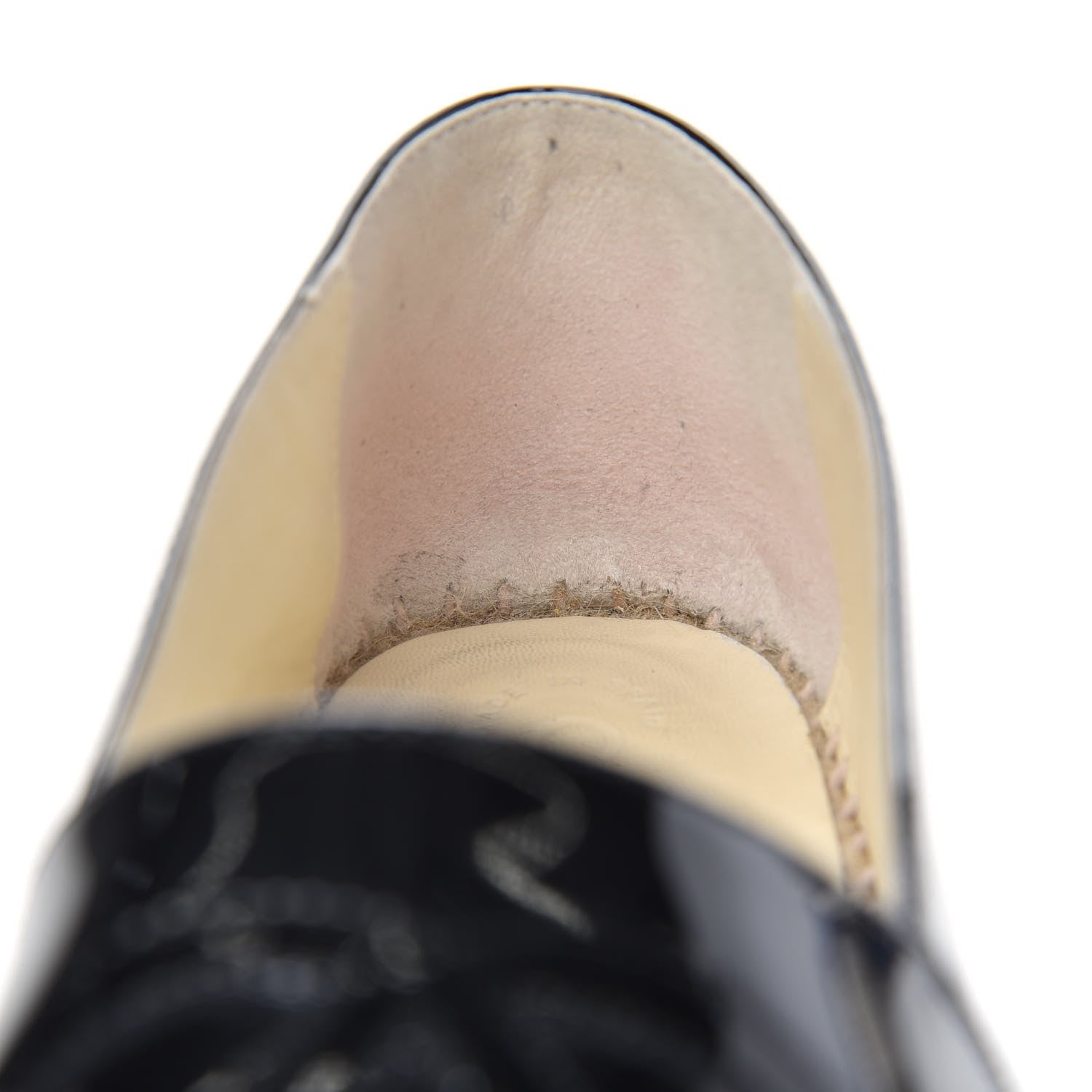Chanel Patent CC Espadrilles 39 Black 10 of 10