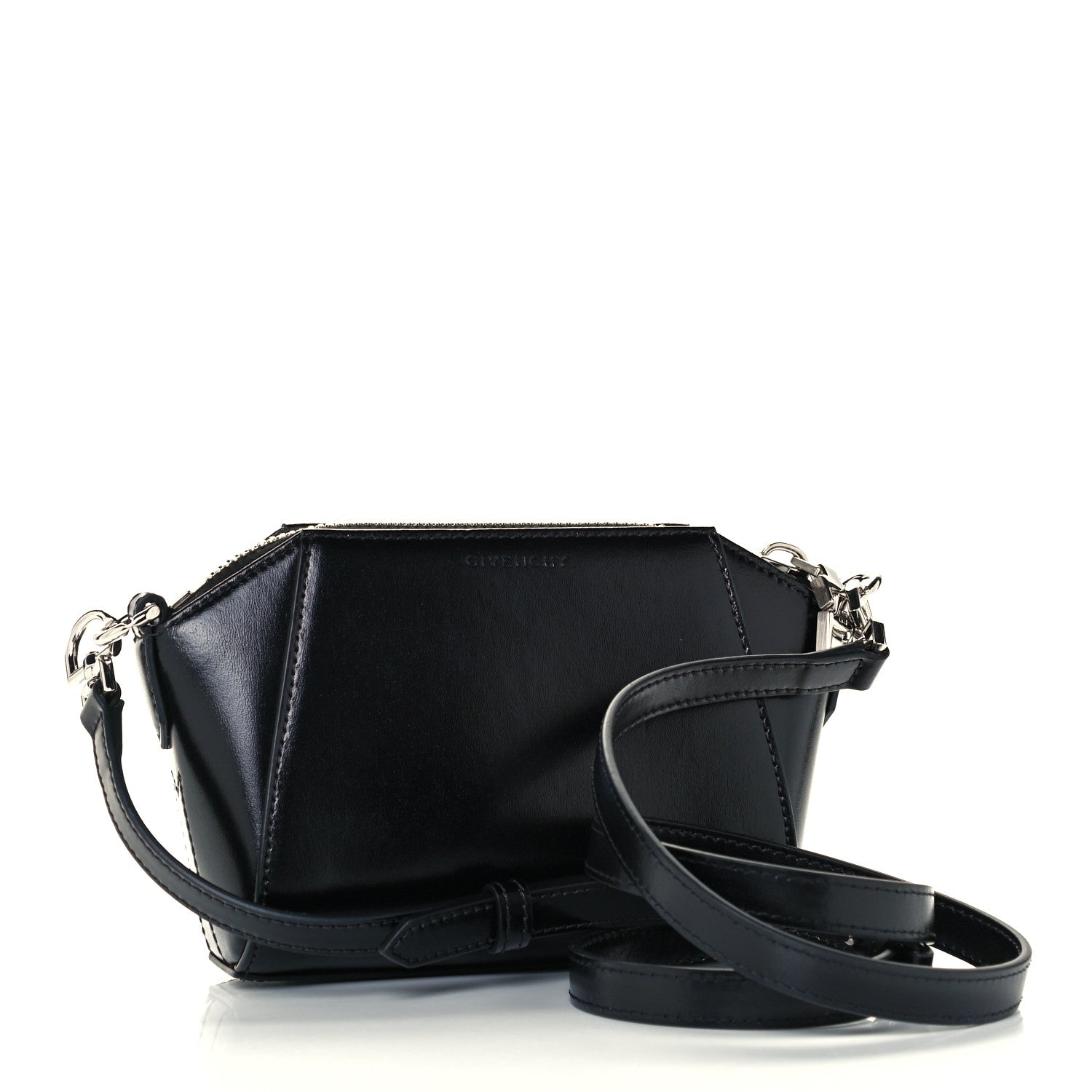 Givenchy Smooth Calfskin Nano Antigona Black 3 of 10