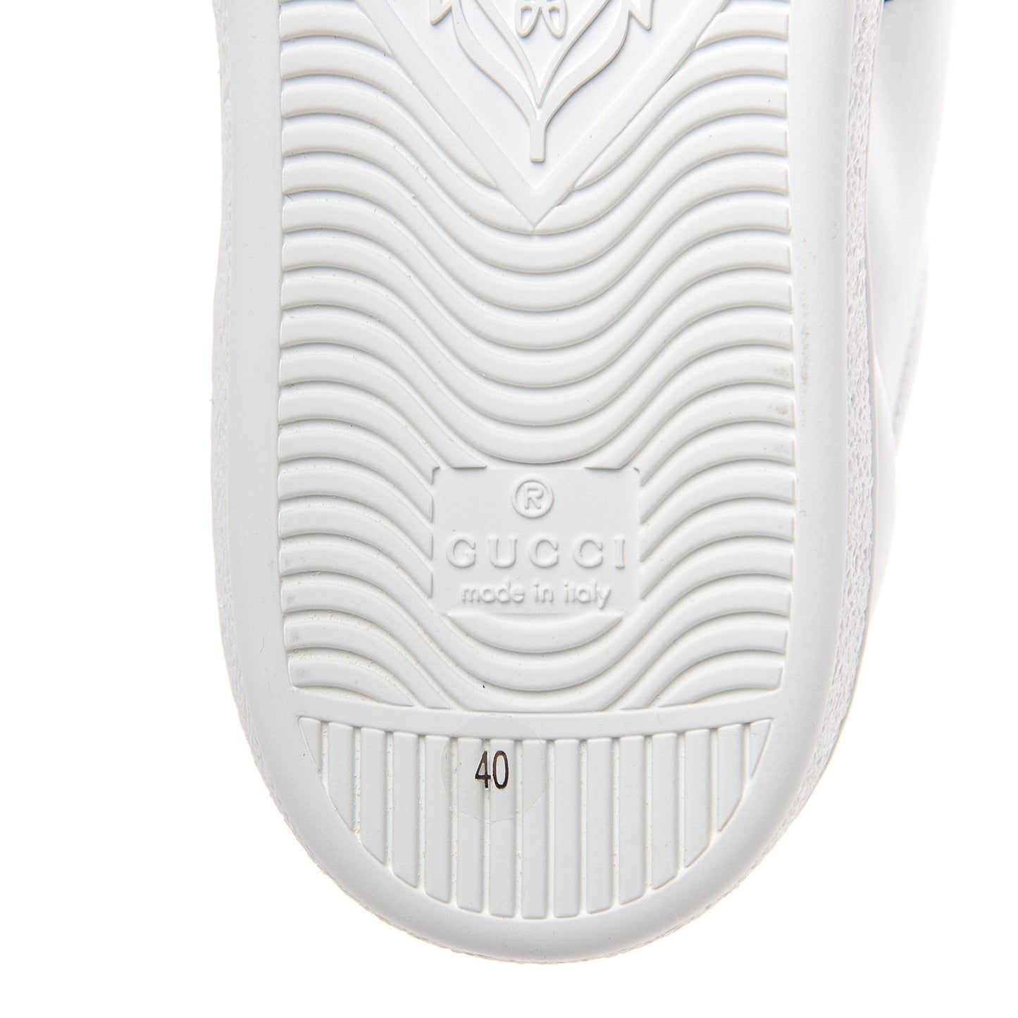 Calfskin Ayers Crystal Web Womens New Ace Pineapple Sneakers 40 White
