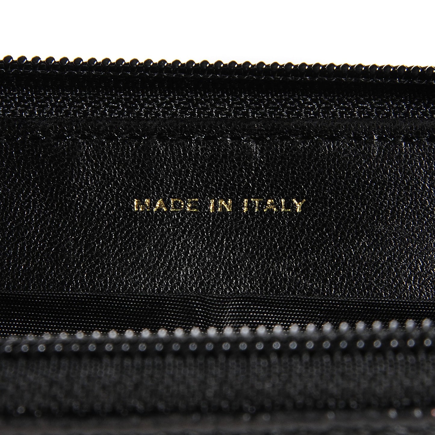 Caviar Large Timeless CC Zip Around Wallet Black