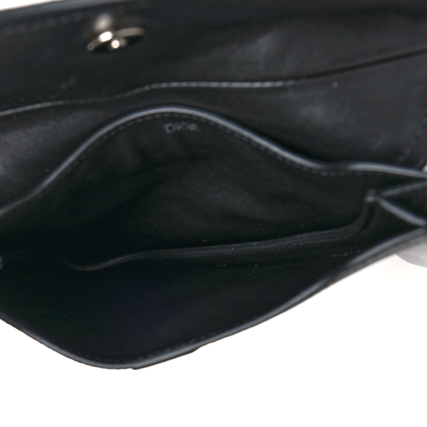 Grained Calfskin Saddle Pouch Belt Bag Black