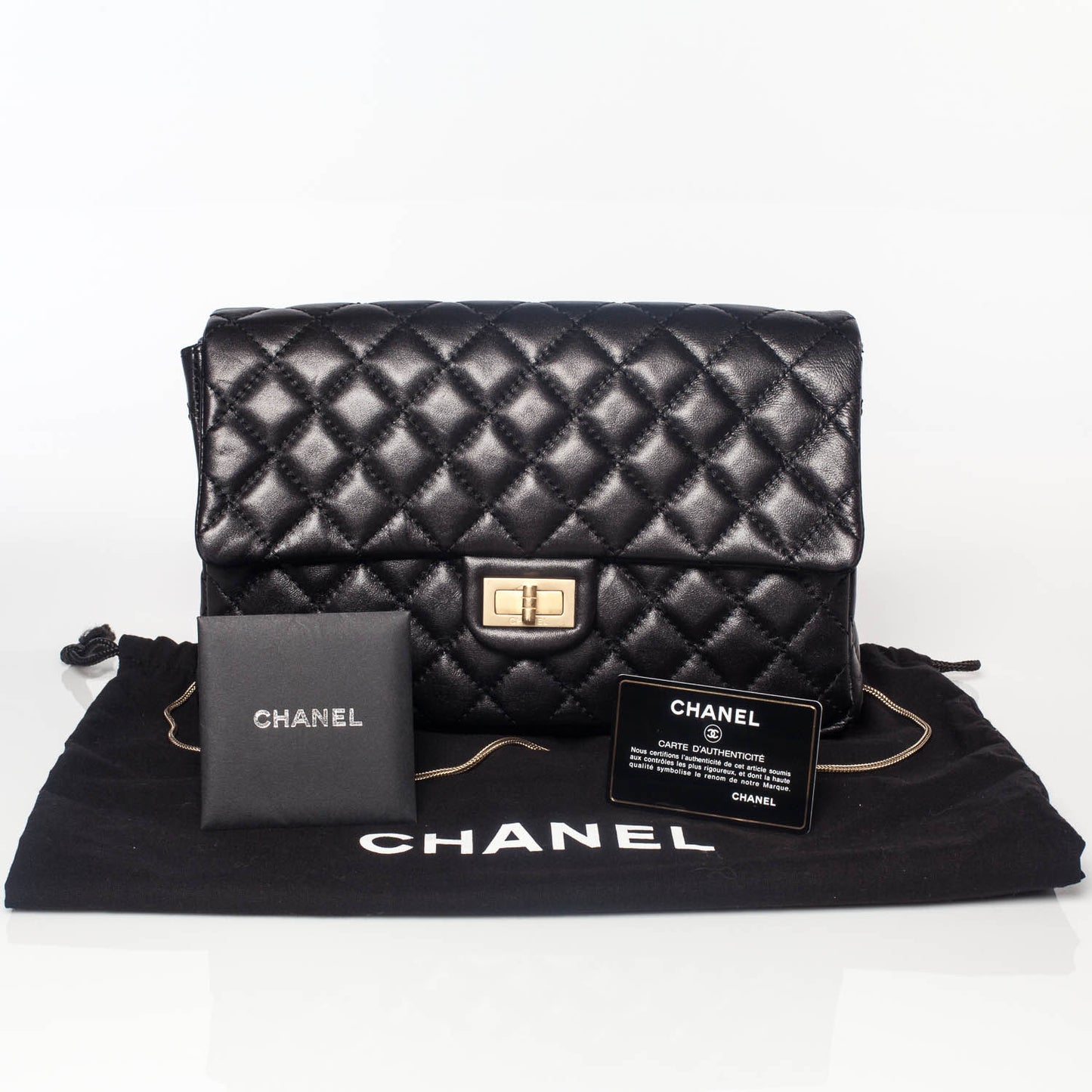 Lambskin Reissue 2.55 Clutch Black