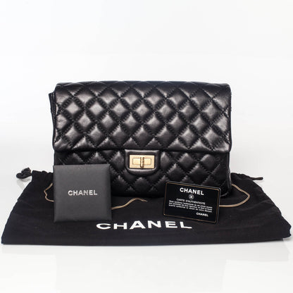 Chanel Lambskin Reissue 2.55 Clutch Black 9 of 9
