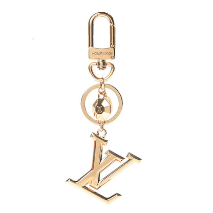 Louis Vuitton LV Facettes Bag Charm Key Holder Gold 1 of 5