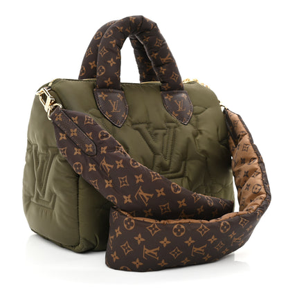 Louis Vuitton Econyl Mini Monogram Pillow Speedy Bandouliere 25 Khaki 3 of 7
