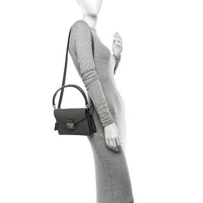Prada Saffiano Sound Crossbody Bag Marmo 2 of 9