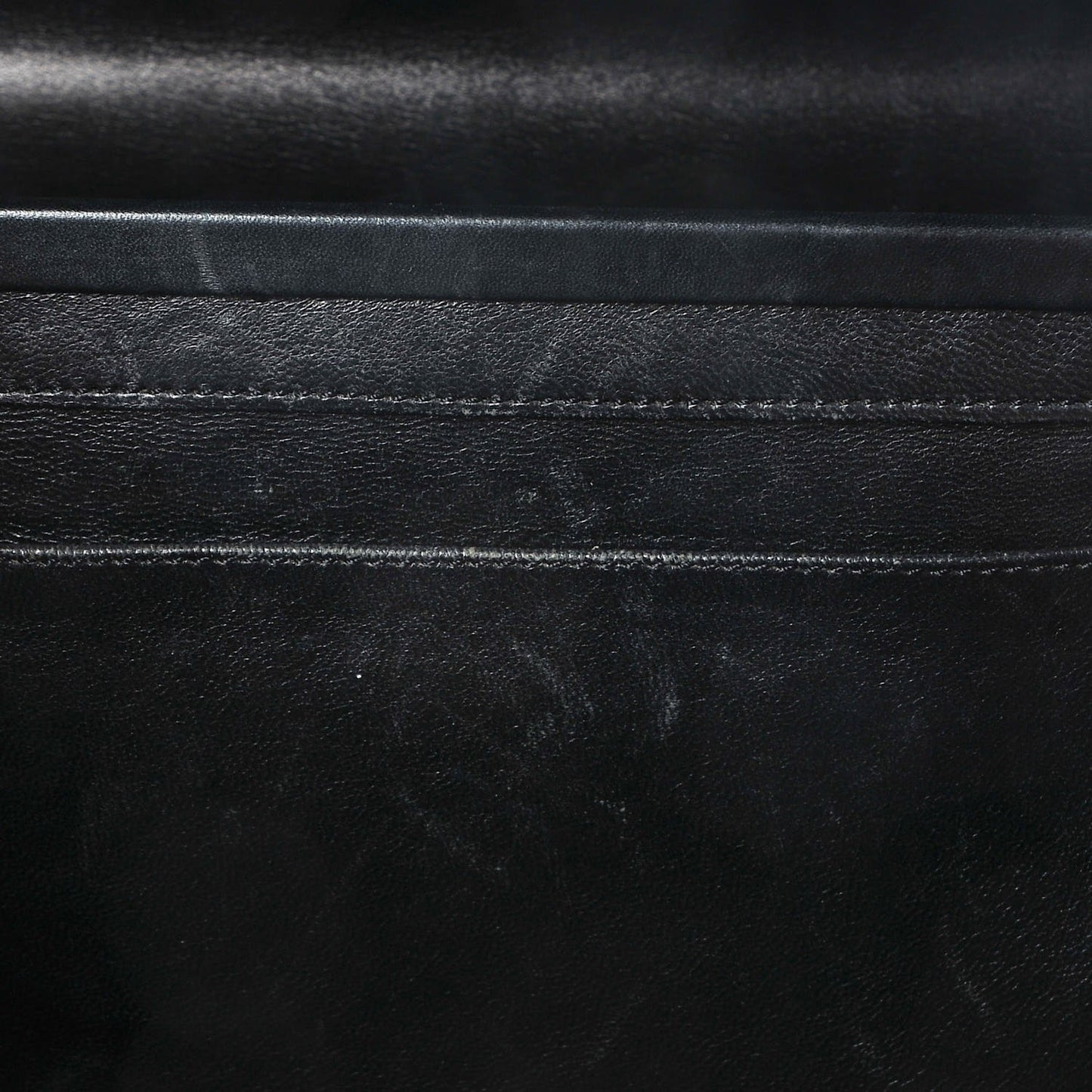 Lambskin Small Single Flap Black