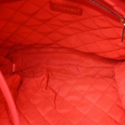 Chanel Terry Cotton Quilted Coco Beach Shopping Tote Pink 5 of 8