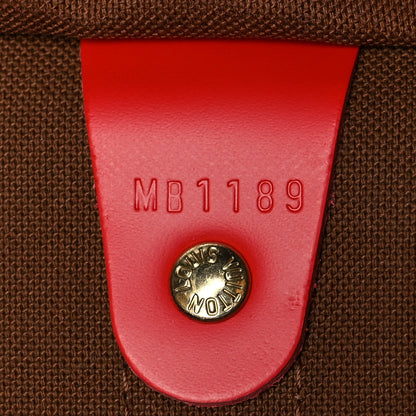 Louis Vuitton Calfskin Monogram Keepall Bandouliere 50 Coquelicot 7 of 12