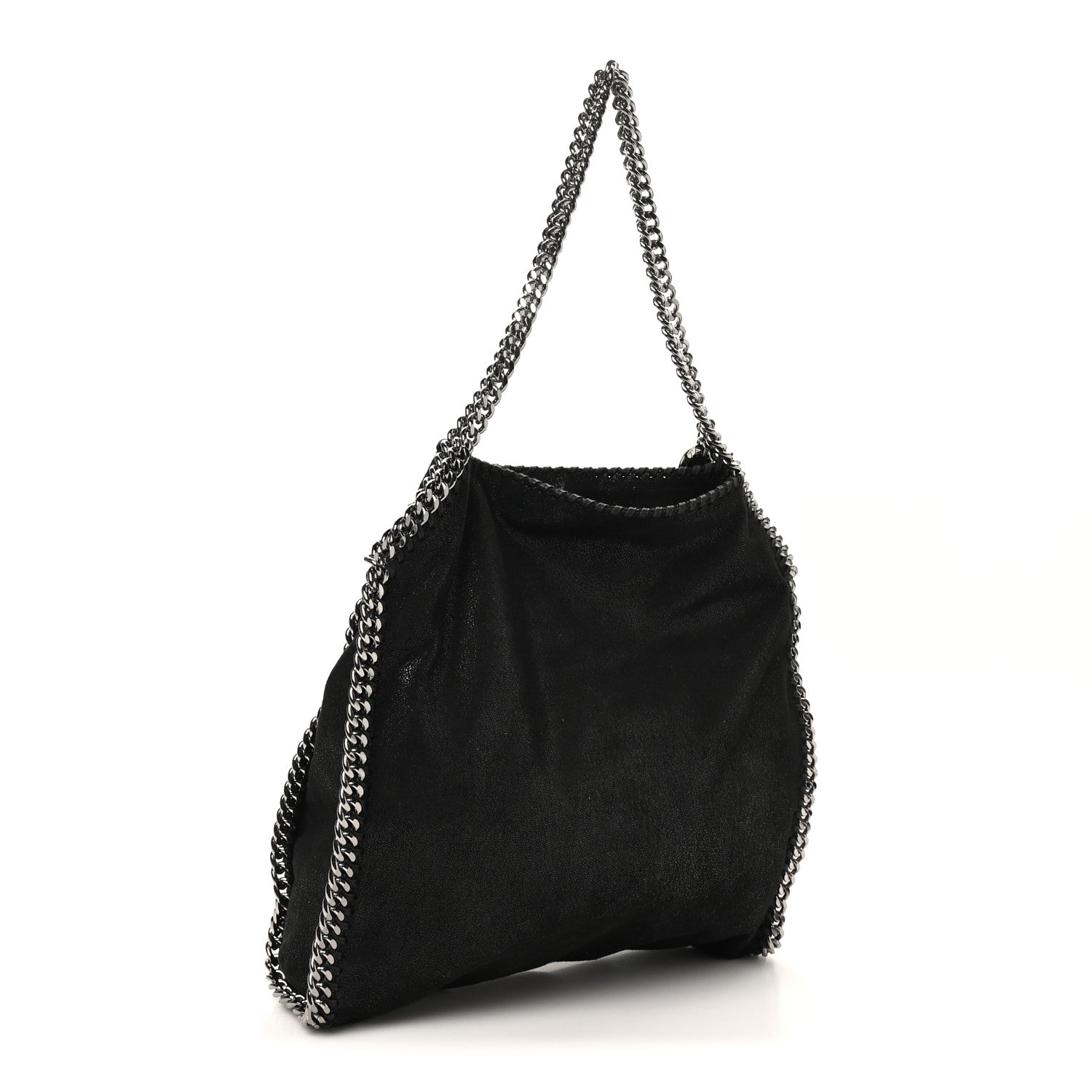 Stella McCartney Shaggy Deer Small Falabella Tote Black 3 of 9