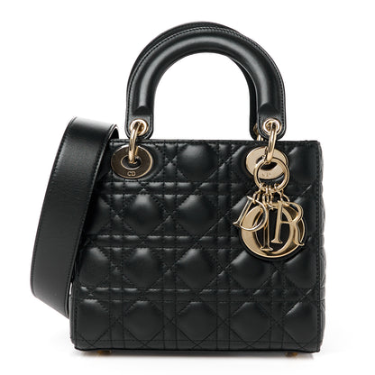Christian Dior Lambskin Cannage Small My ABCDior Lady Dior Black 1 of 10