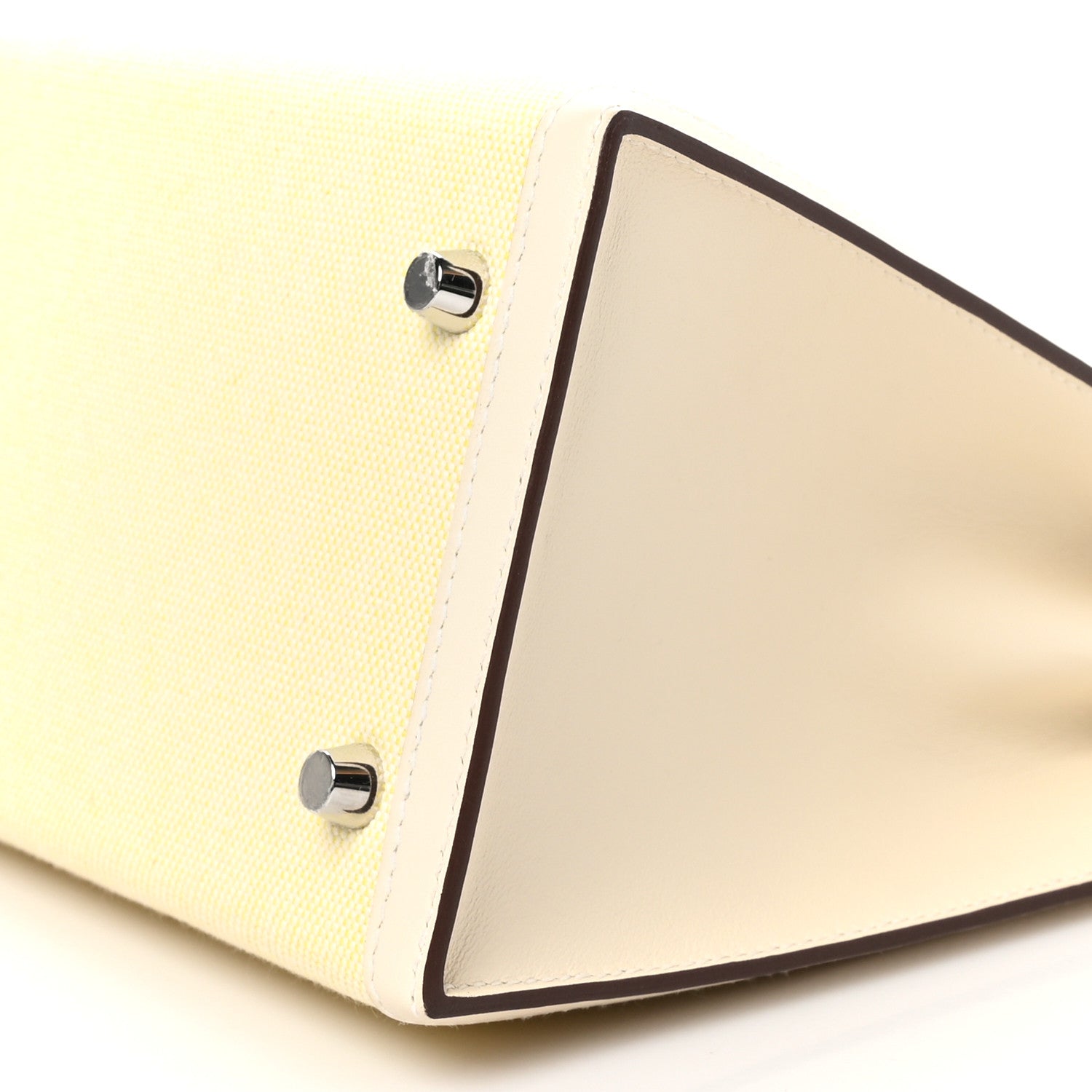 Hermes Toile H Swift Kelly Sellier 28 Nata Jaune Citron 10 of 10