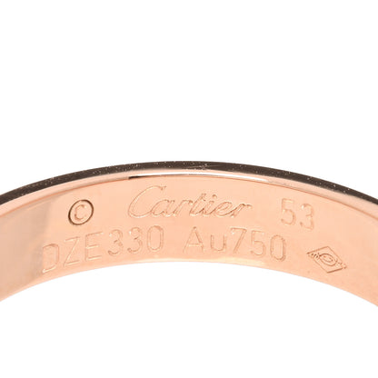 Cartier 18K Pink Gold 3.5mm LOVE Wedding Band Ring 53 6.5 4 of 4