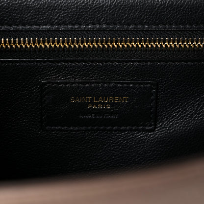 Saint Laurent Lambskin Quilted Monogram Gaby Chain Bag Taupe 6 of 12