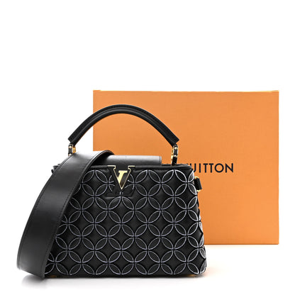 Louis Vuitton Tufted Lambskin Capucines BB Black 11 of 11