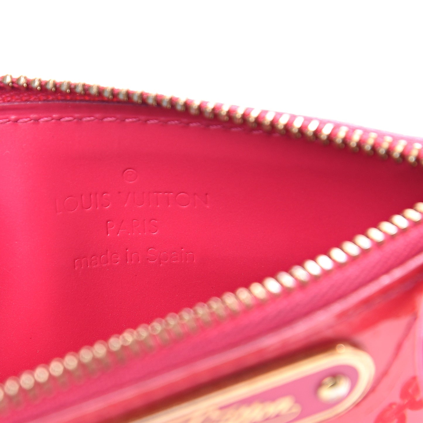Vernis Key Pouch Rose Pop