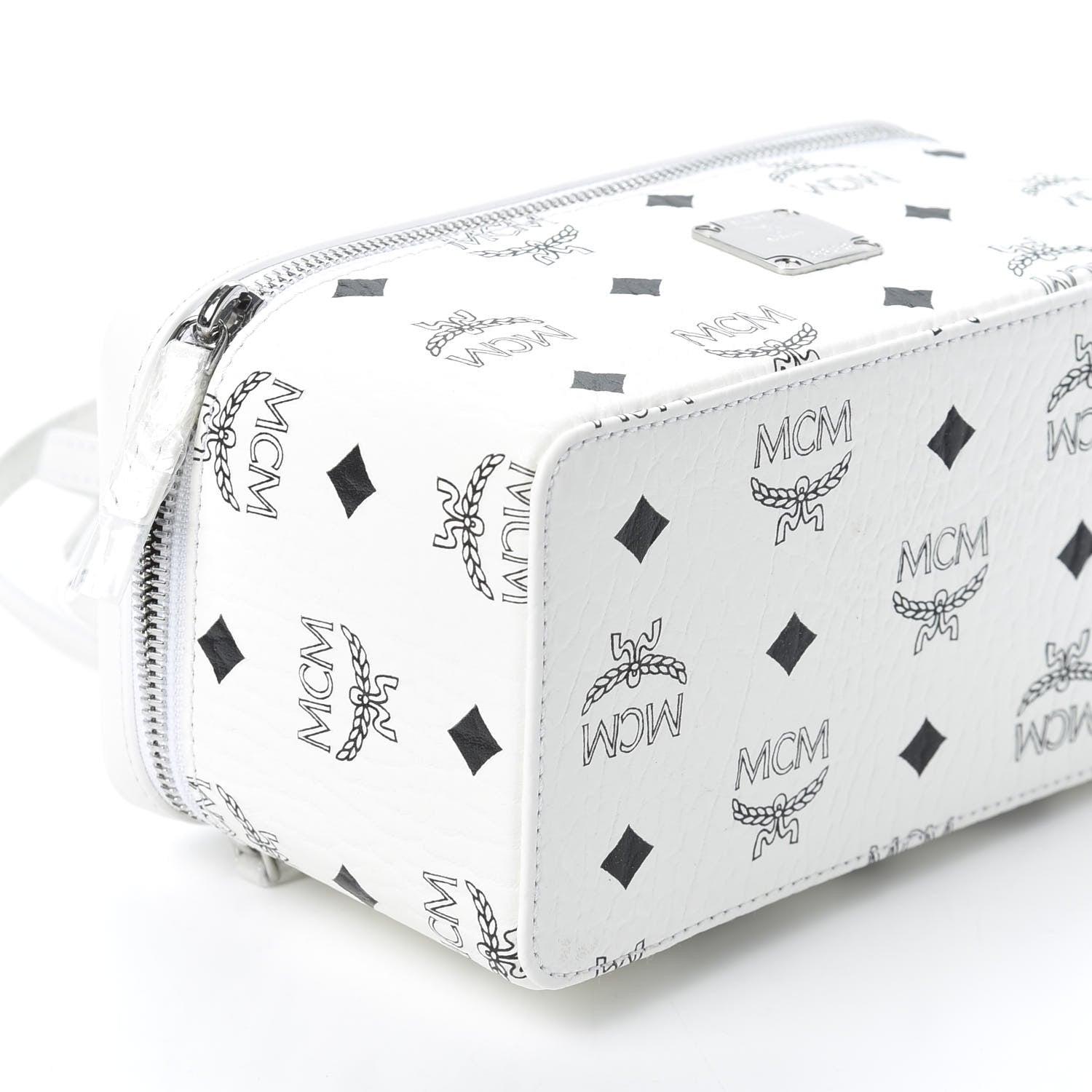 MCM Visetos Vanity Case White 5 of 8