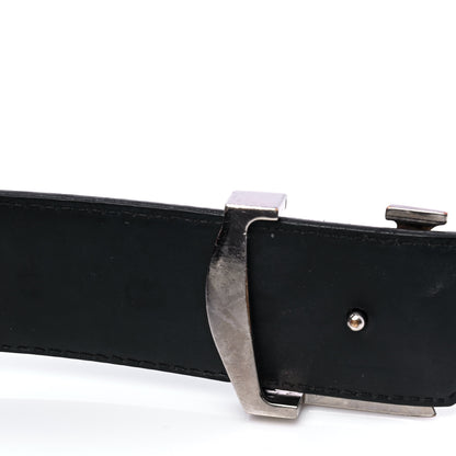 Louis Vuitton Calfskin Monogram 40mm LV Initiales Reversible Belt 85 34 Black 5 of 6