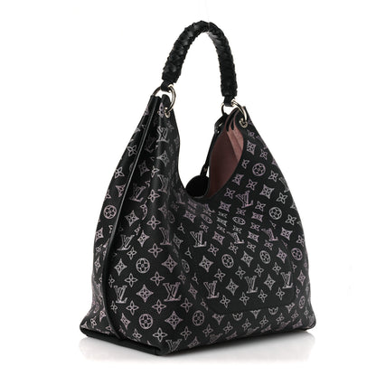 Louis Vuitton Mahina Carmel Hobo PM Black 8 of 9