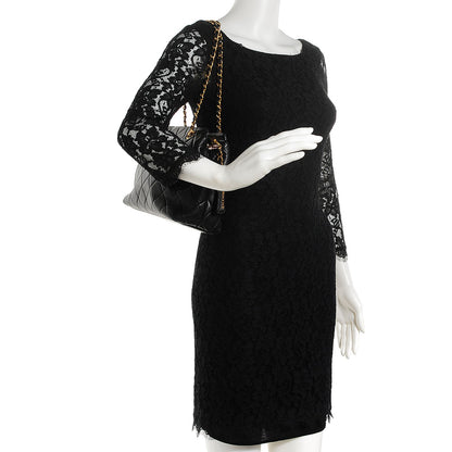 Chanel Lambskin Quilted Shoulder Bag Black 2 of 9