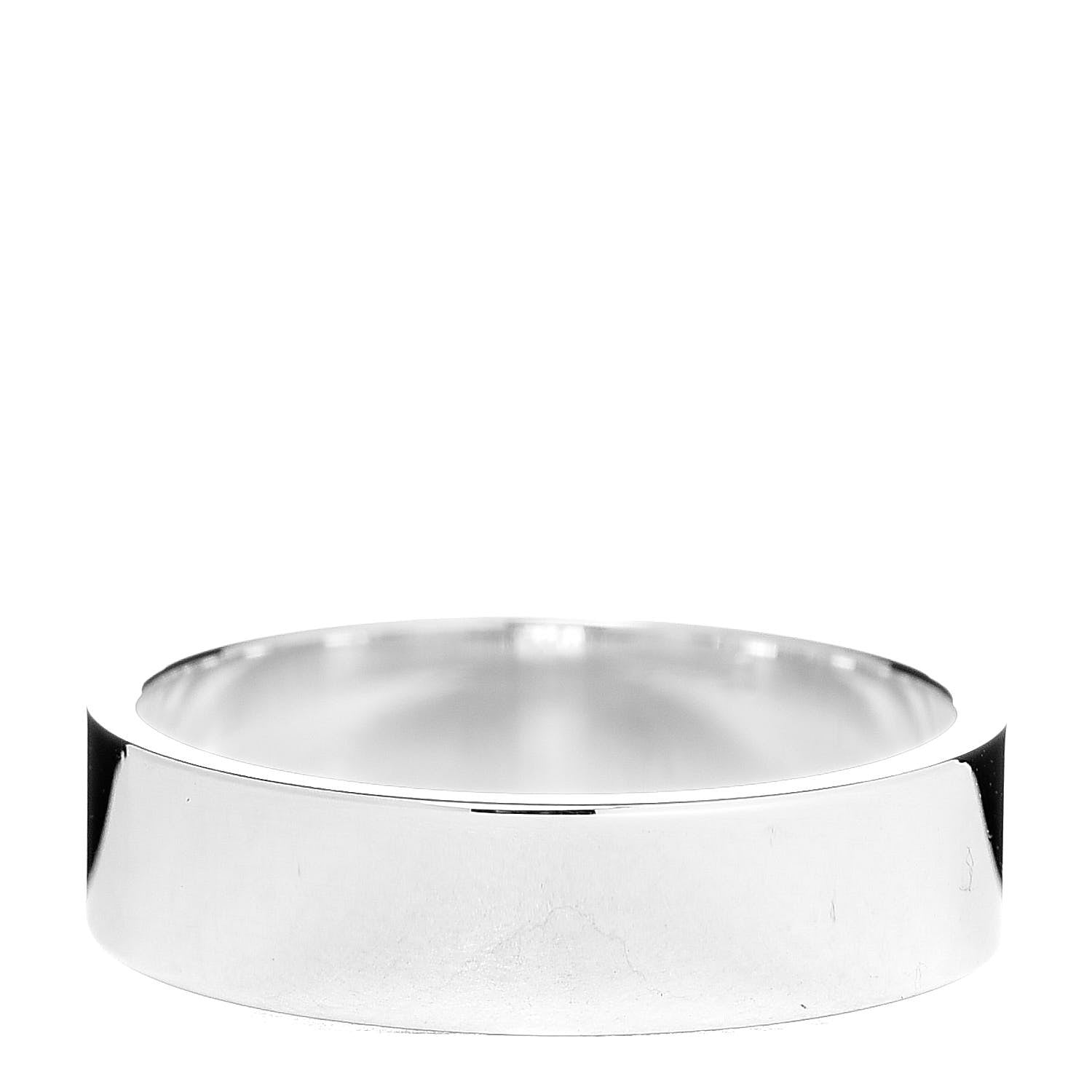 Hermes Sterling Silver PM Collier De Chien Ring 54 6.75 4 of 6
