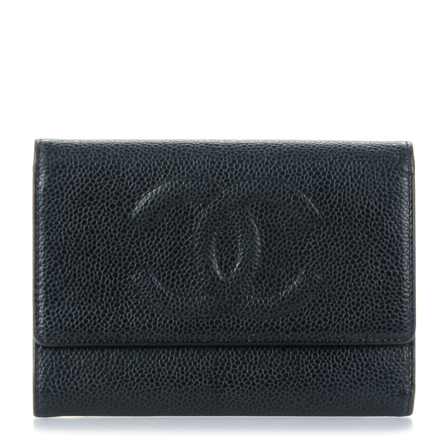 Chanel Caviar Timeless CC Wallet Black 1 of 9