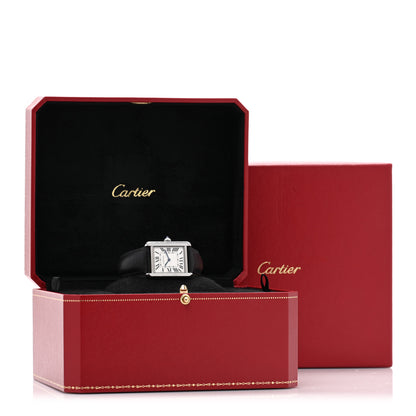Cartier Stainless Steel Calfskin 24mm Tank Solo Quartz Watch 5 of 5