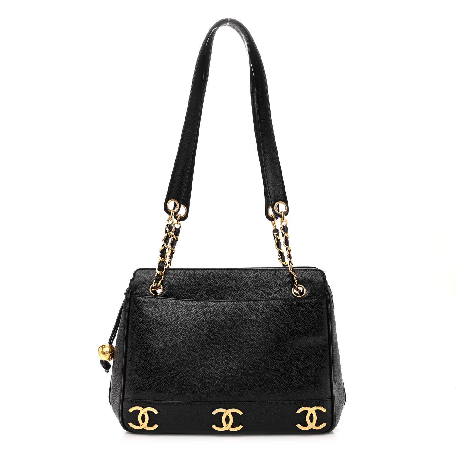 Chanel Caviar CC Shoulder Bag Black 1 of 9