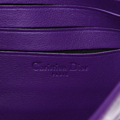 Christian Dior Patent Cannage New Lock Pouch Purple 7 of 11
