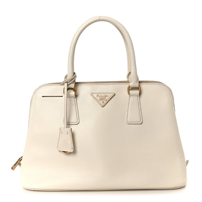 Prada Saffiano Lux Medium Promenade Tote Talco 1 of 10